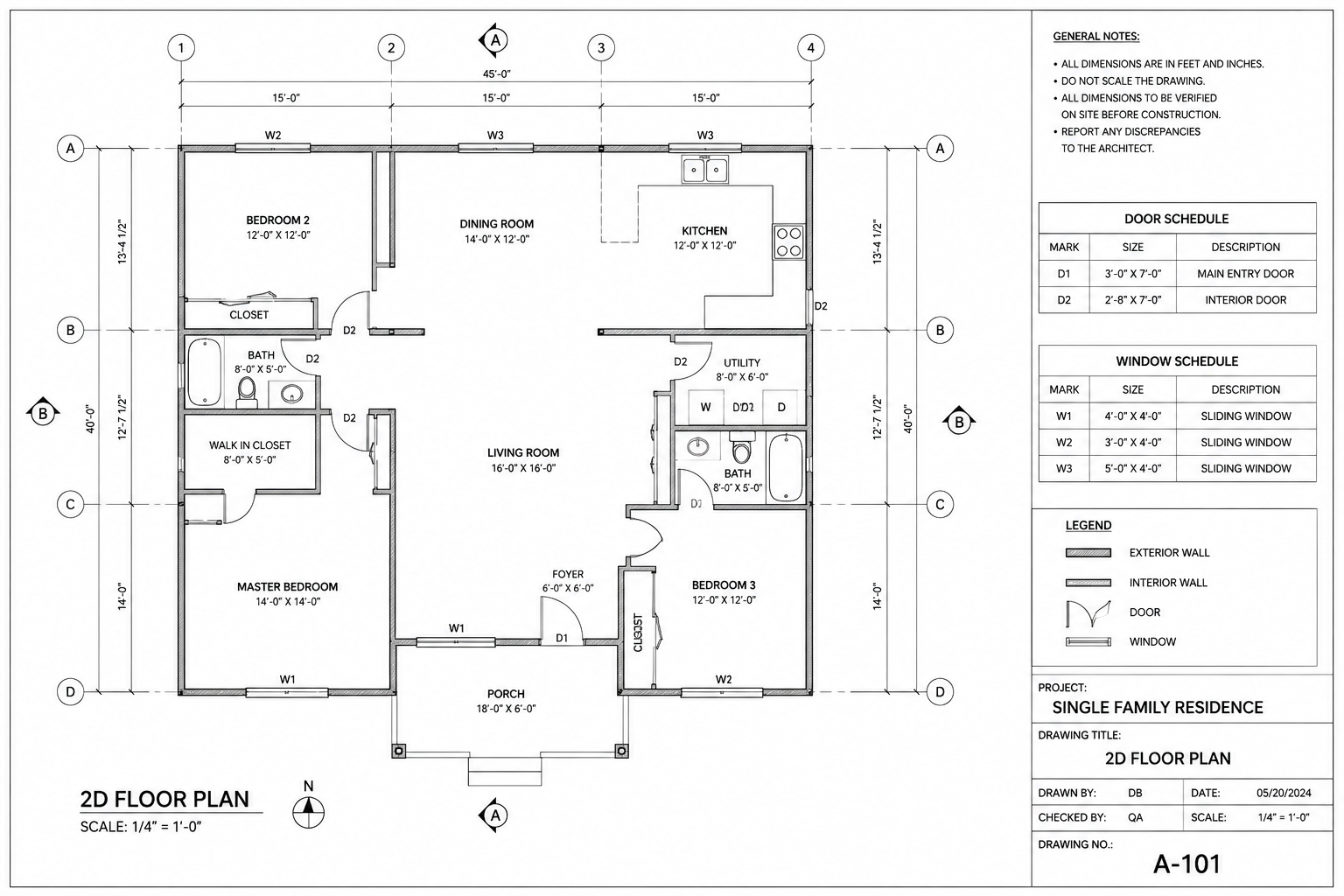 AutoCAD DWG and PDF deliverables from professional 2D drafting services USA