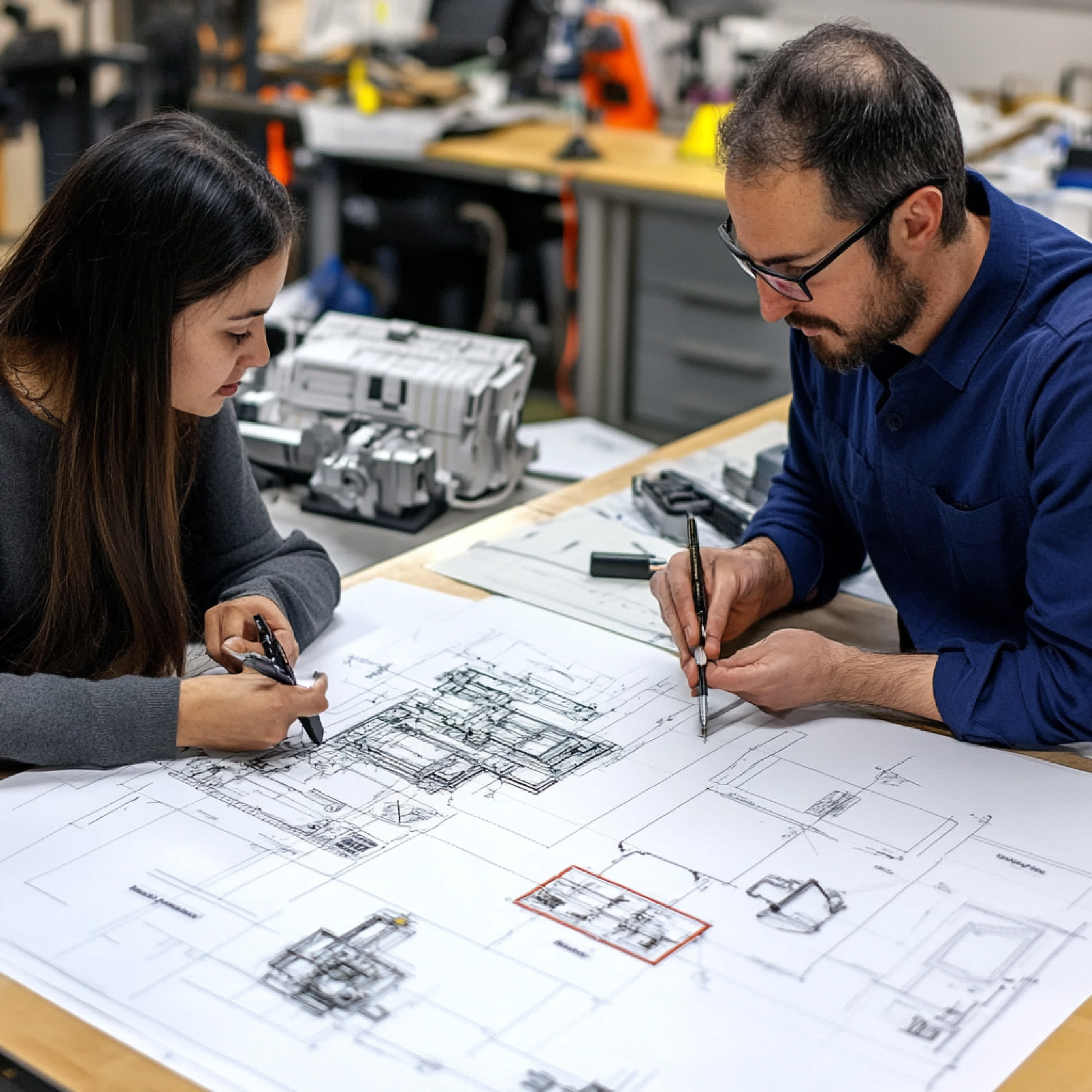 Mechanical cad Drafting Services