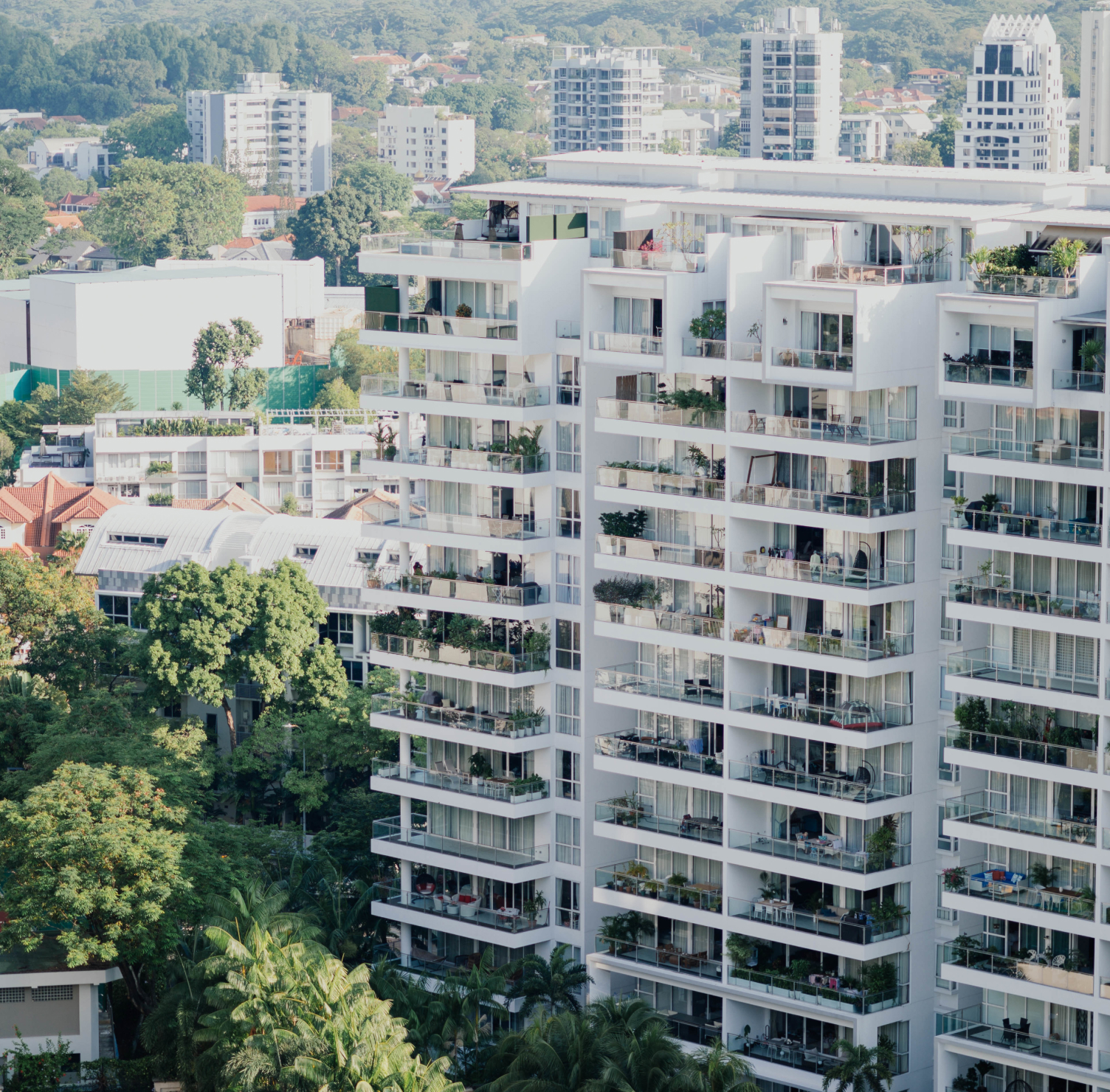 Residential homes and apartments exterior